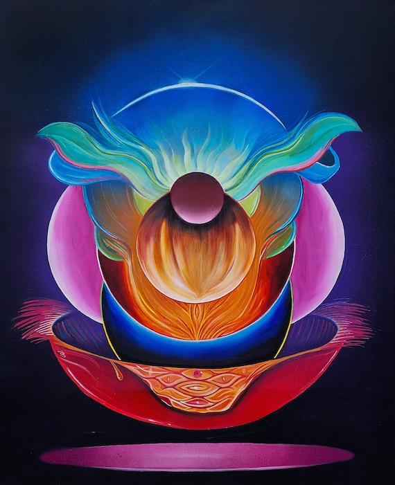 Allatra, Limited Edition Art Print, Spiritual Art, Acrylic