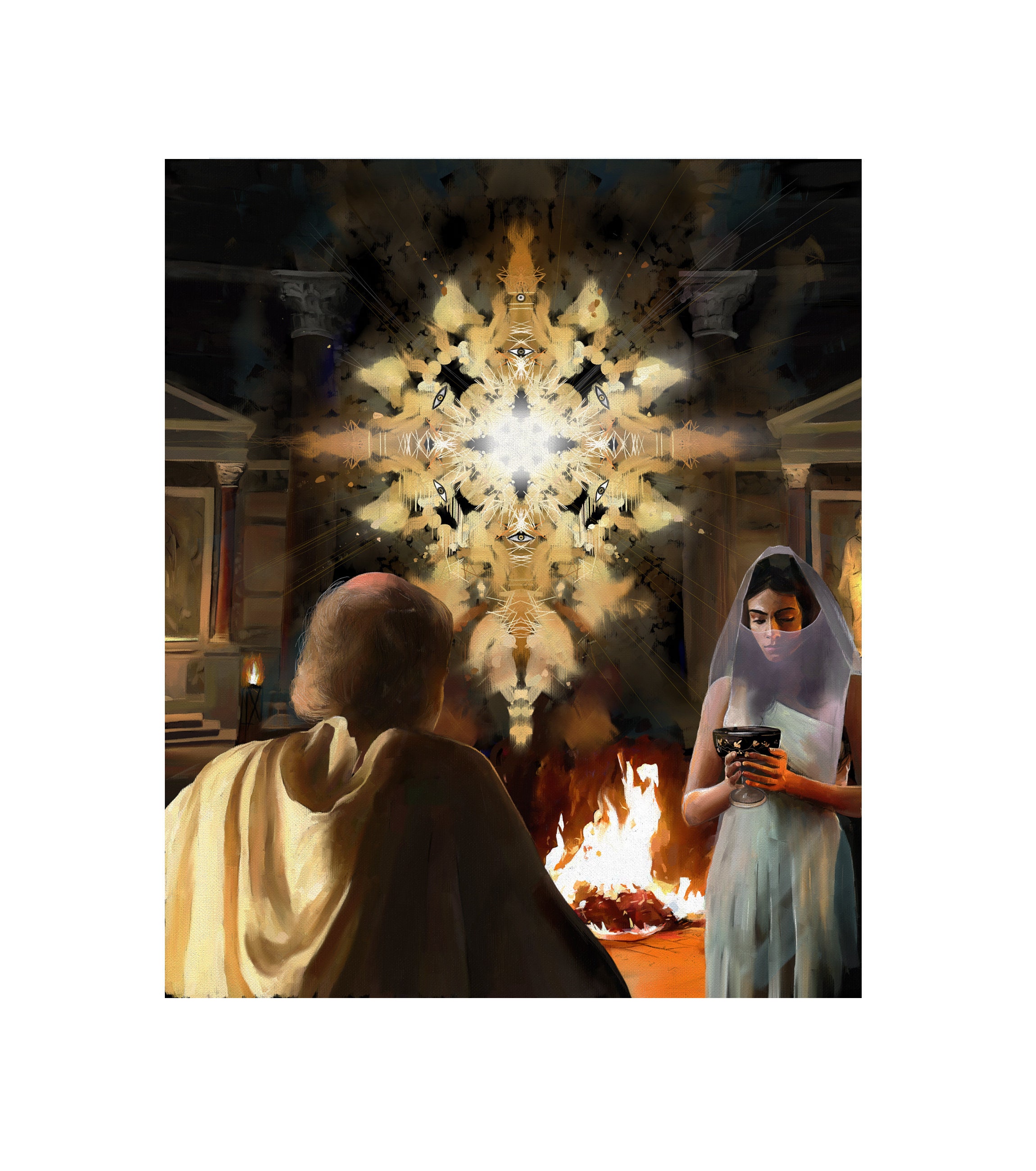 Plato's Vision at Eleusis - Limited Edition Signed Art Print
