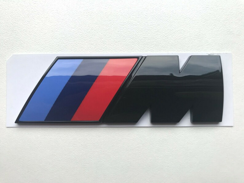 Logo BMW M Emblème NOUVEAU Hayon noir brillant Etsy France
