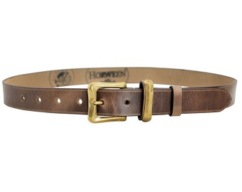 Horween American vintage Handmade Belt, Western Belt, Leather Belt, Gift for Men, (W1.29in)