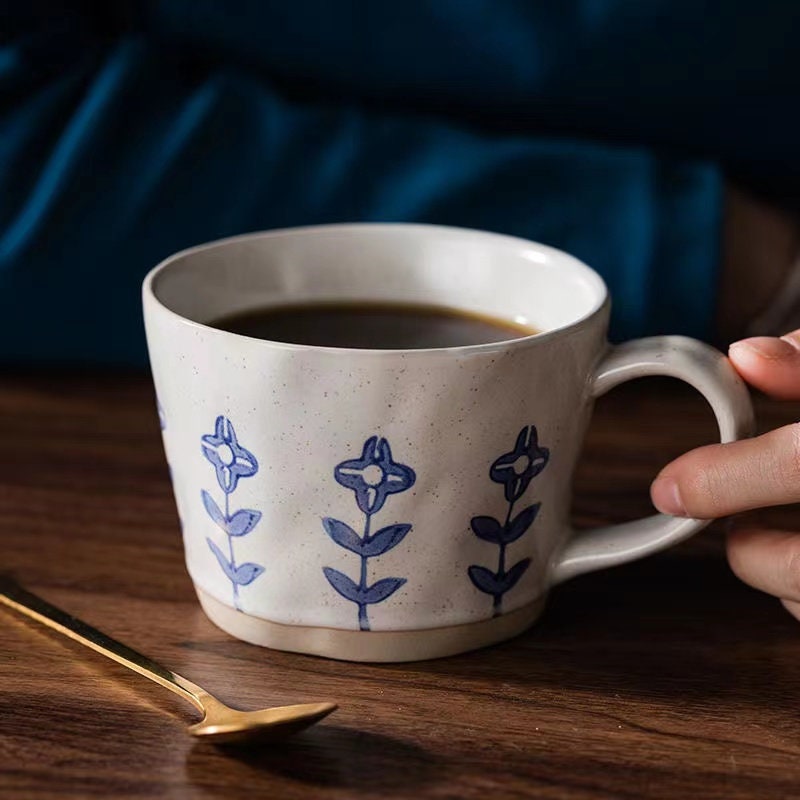 Ceramic Espresso Cups Set Handmade Espresso Cup With Handle Etsy