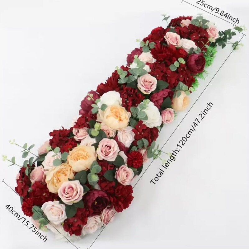 Flower Row Table Centerpiece - Etsy