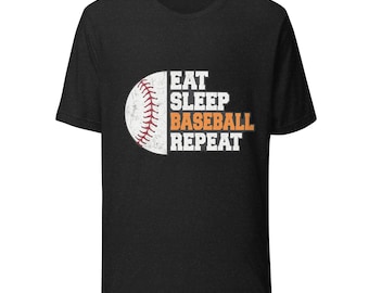 Eat Sleep Baseball Repeat T-Shirt