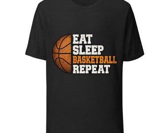 Eat Sleep Basketball Repeat T-Shirt