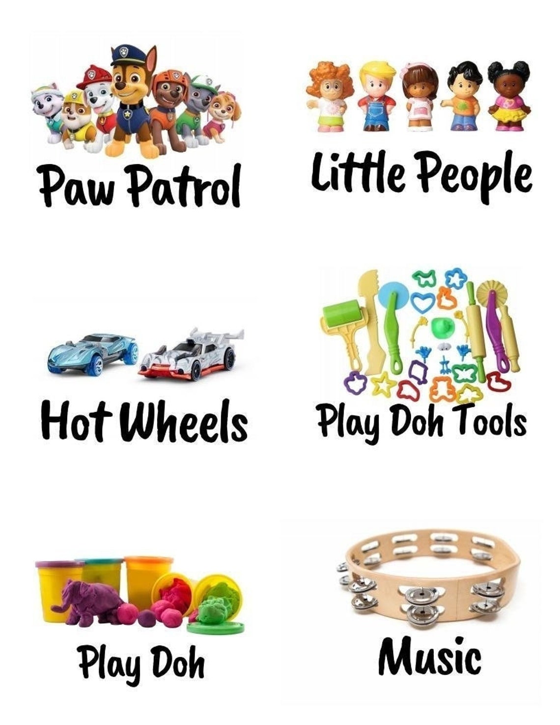 Kids Toy Bin Labels Etsy