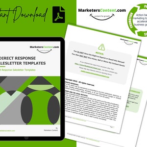 3 plantillas de cartas de ventas de respuesta directa