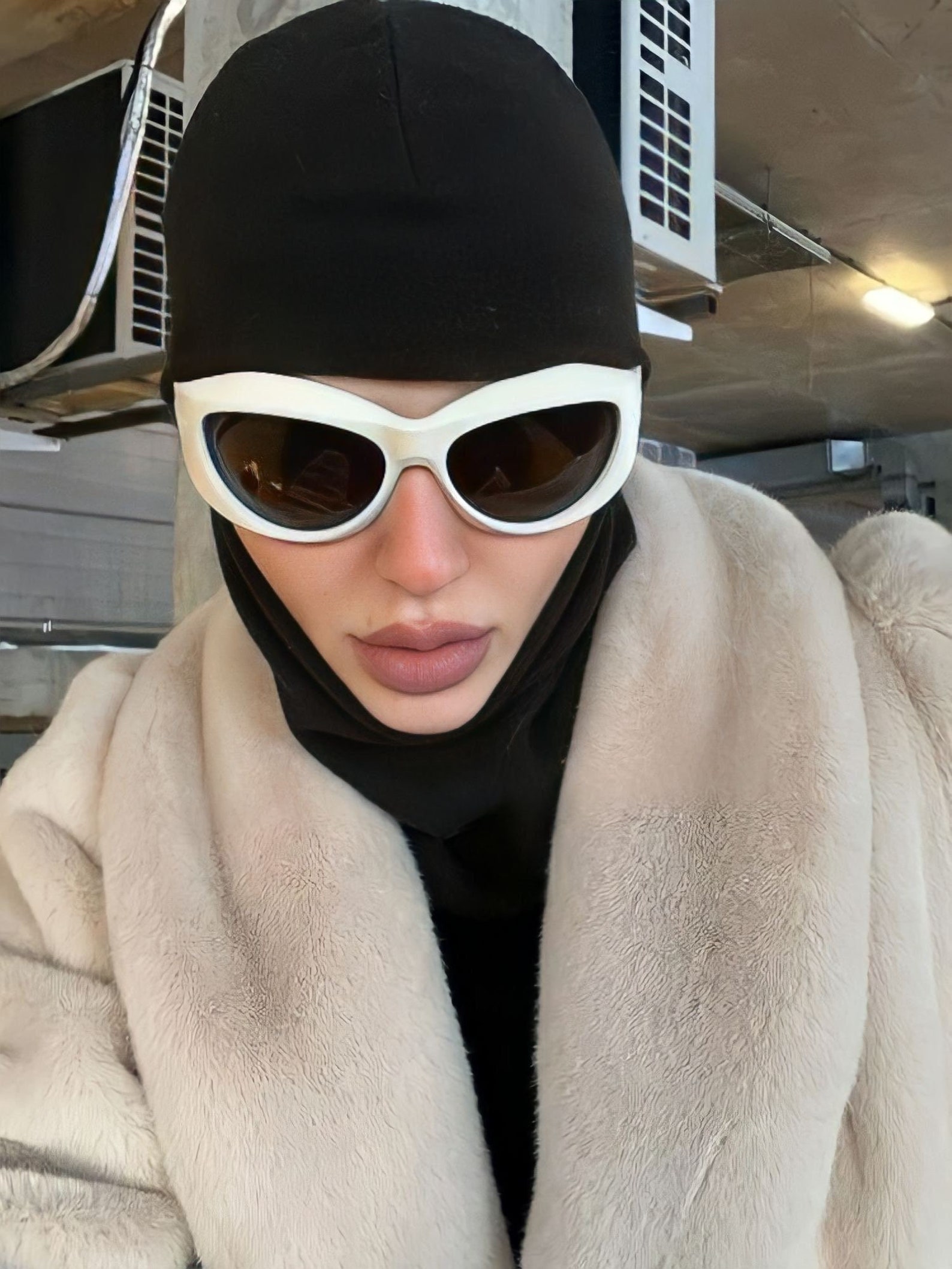 Y2K Futuristic Wrap Around Big Frame Sunglasses Y2K Etsy