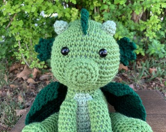 Ivy le bébé dragon vert