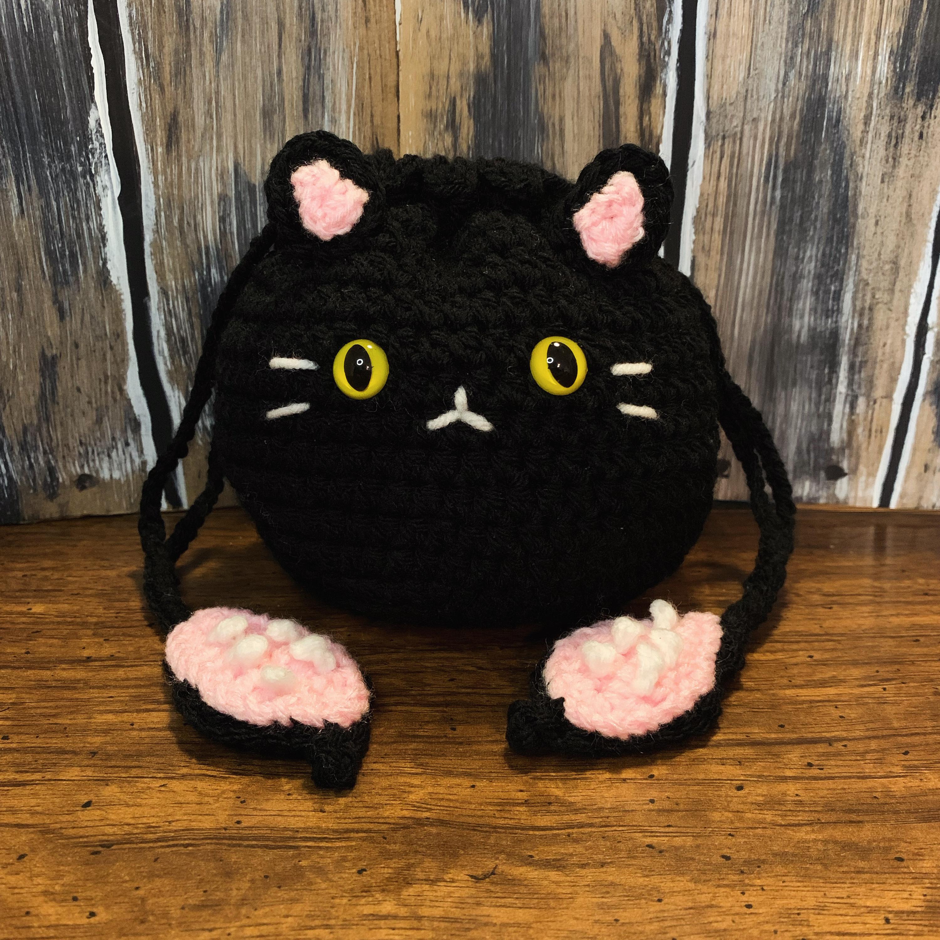 28 Dice Bag Crochet Patterns: Unique Drawstring Pouches for Gamers and Fantasy Fans 25 Baby Displacer Beast Dice Bag Crochet