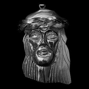 Solid Silver Handmade Jesus Piece 1 of a Kind