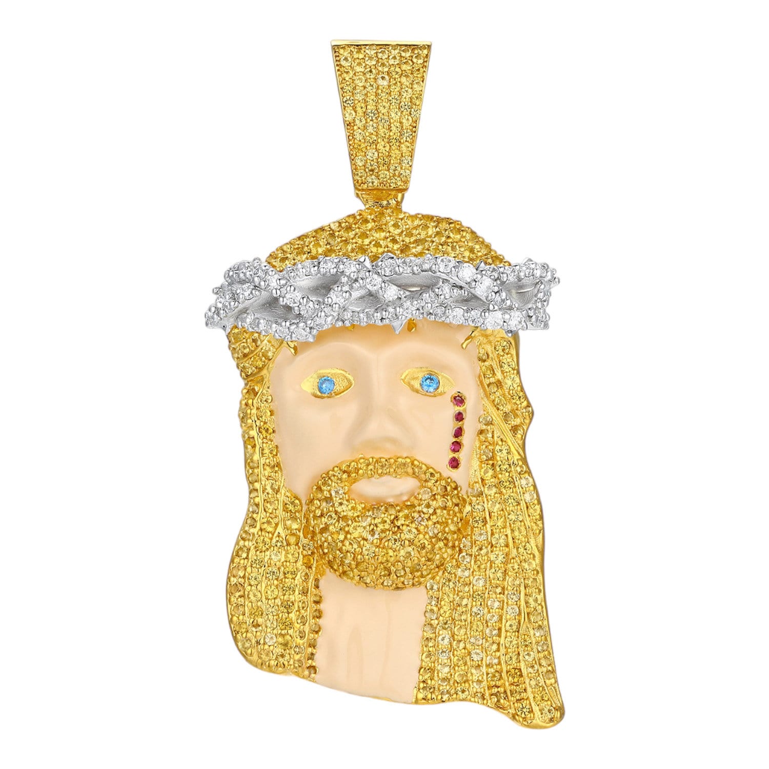 The Kanye Jesus Piece Aka the GOOD Jesus Piece With Enamel - Etsy UK