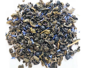 Blueberry Green Tea | Blueberry Tea  | Green Tea | Green Tea Leaves | | Green Tea Leaf | Tea Leaves | Loose Tea