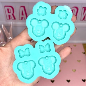 Mouse Earrings Silicone Mold