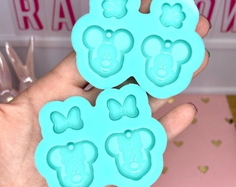Mouse Earrings Silicone Mold