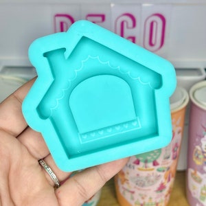 House with Window Shaker Silicone Mold