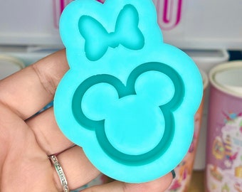 Mouse Shaker with Bow Phone Grip Grippy Silicone Mold