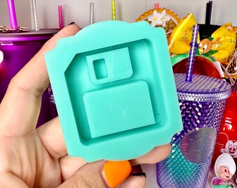 Floppy Disc Shaker Silicone Mold