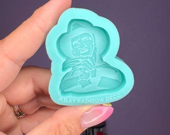 Spooky Halloween Horror Icon Freddy Grippy Silicone Mold