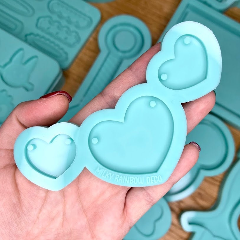 3-D Heart Silicone Mold - SMALL – LOLIVEFE, LLC