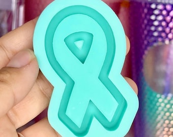 Ribbon Awareness Shaker Silicone Mold