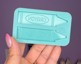 Crayon Barrettes Silicone Mold Pallet