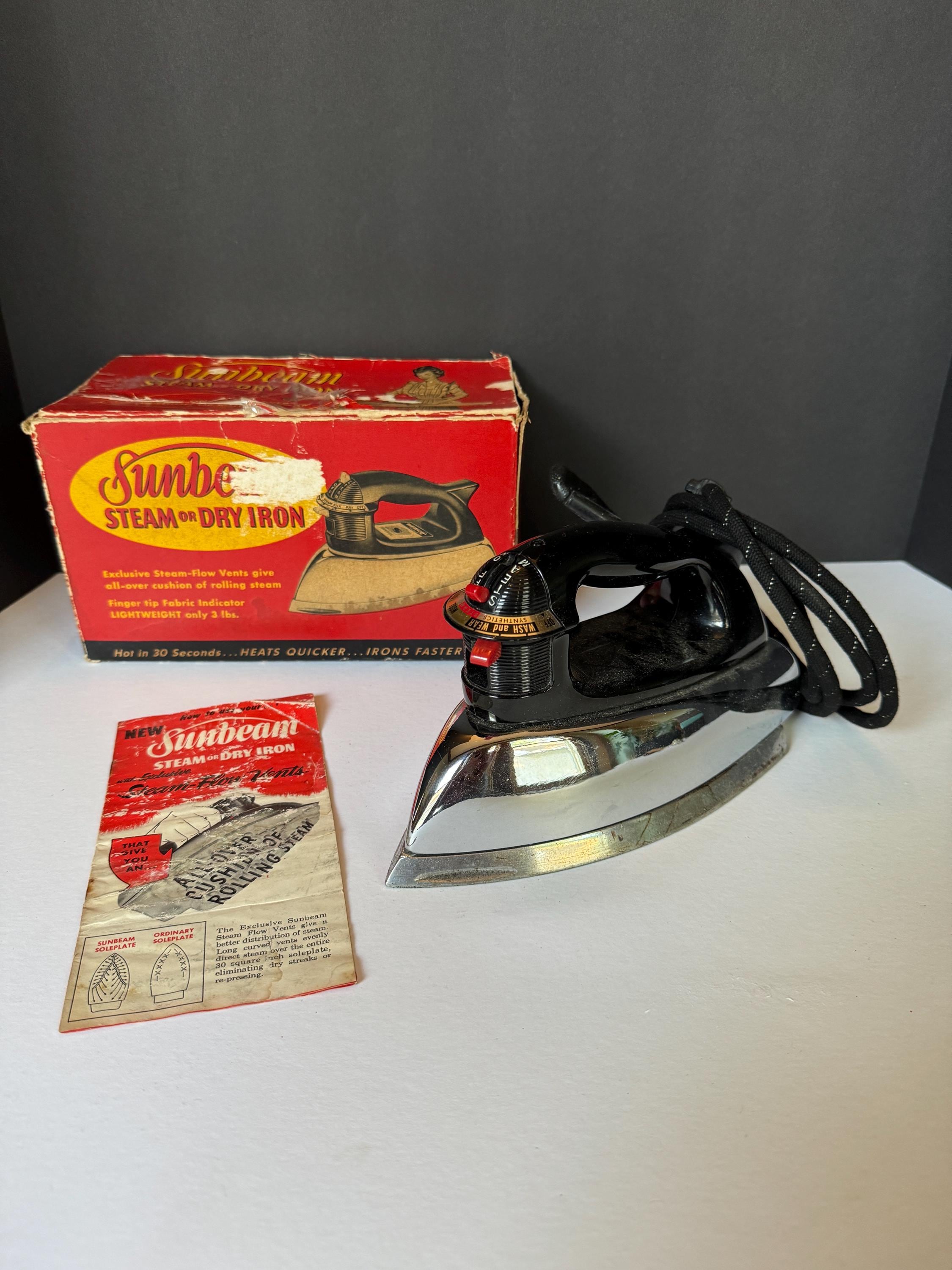 Sunbeam Iron Vintage - Etsy