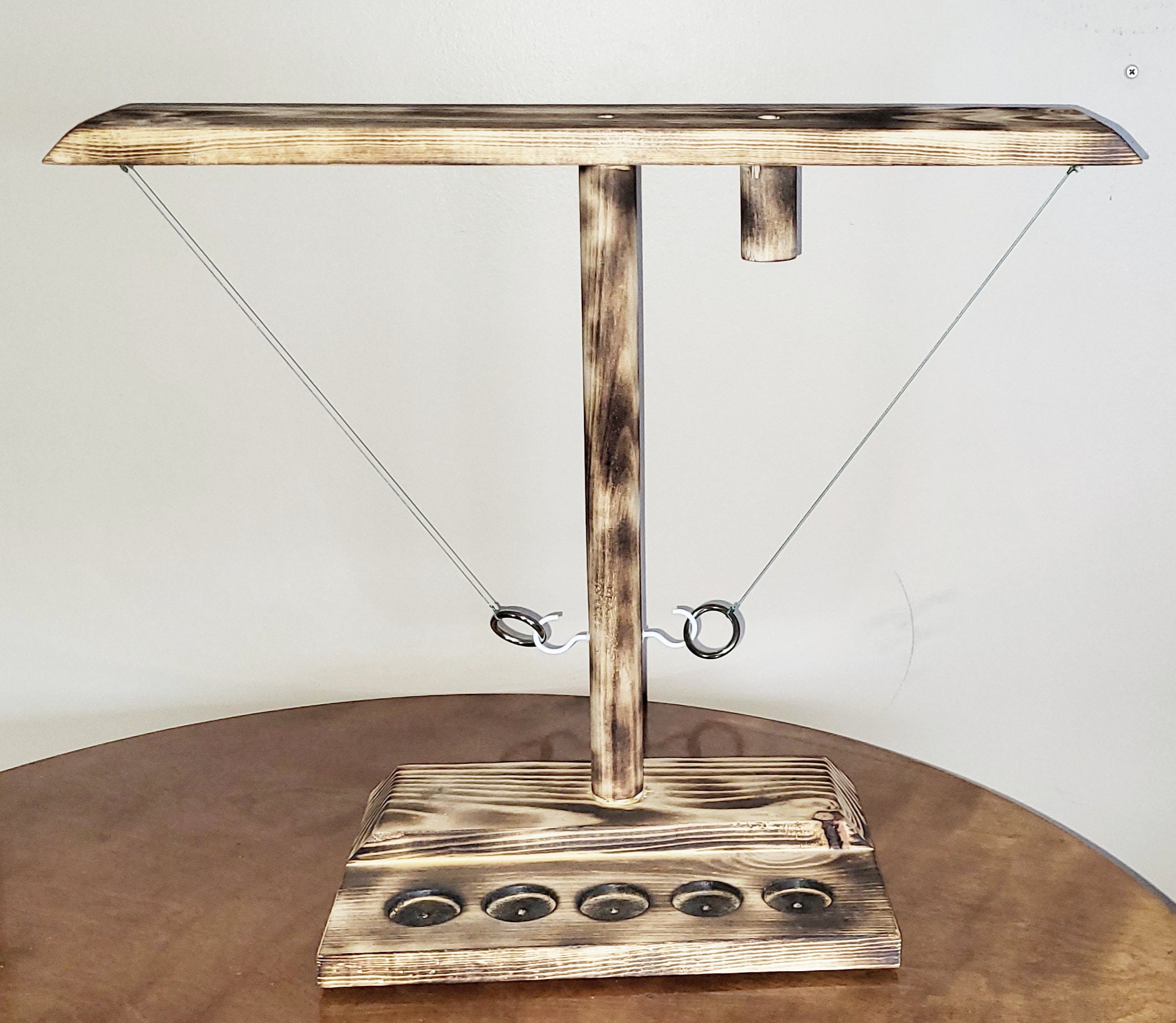 Table Top Ring Toss Game DIY Build Plan Etsy