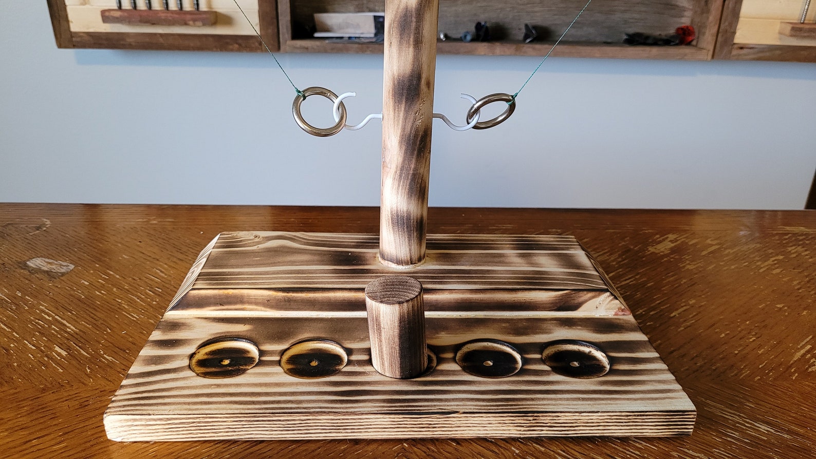 Table Top Ring Toss Game DIY Build Plan Etsy