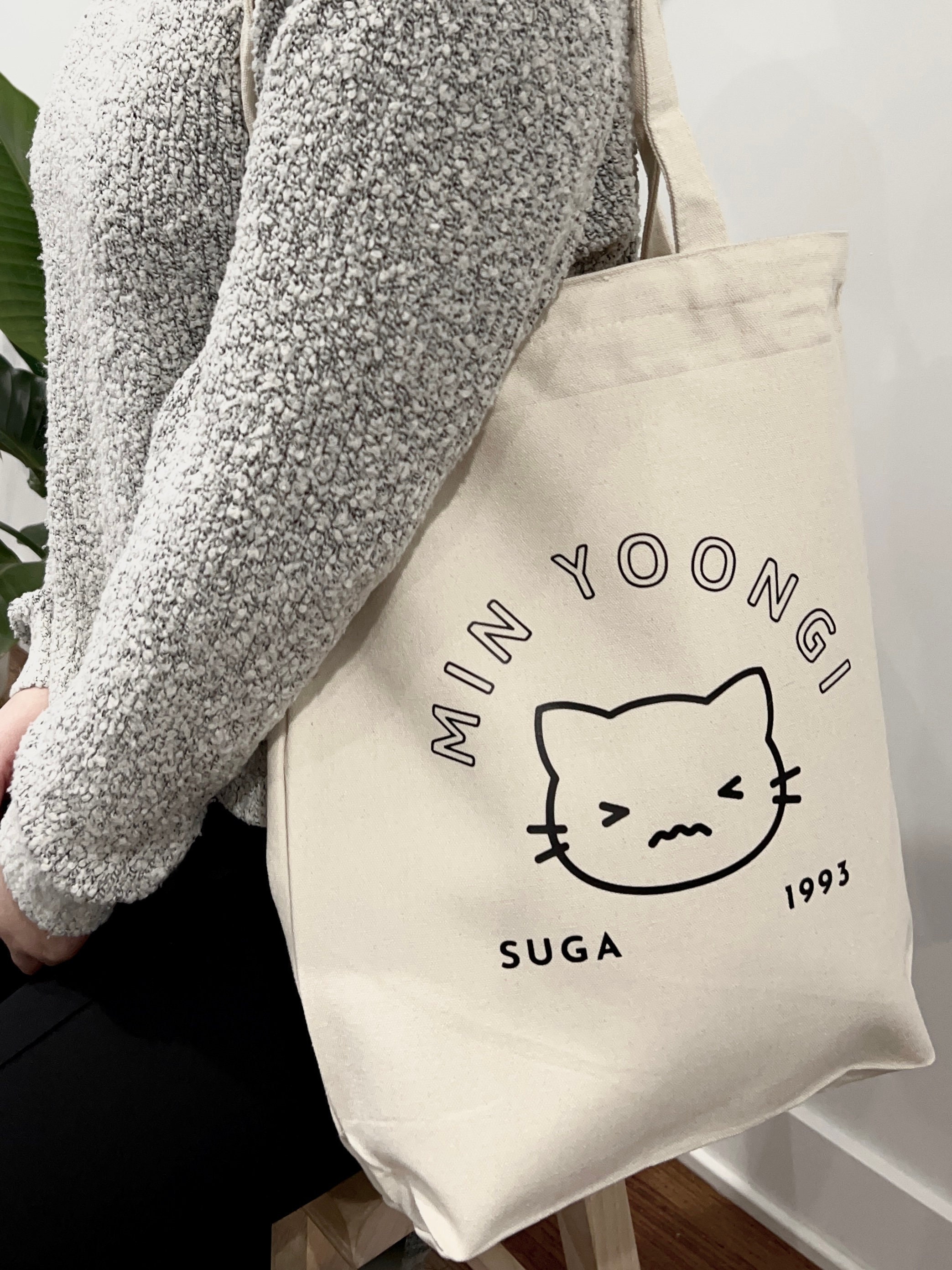 Eat Jin Canvas Lunch Bag With Strap, Lunch Bag, BTS Inspired, Jin Bag,  Kpop, Canvas Lunch Bag, Kpop Merch, Kpop Bag, Seokjin 