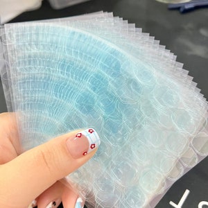 Ultra Thin Double-side Adhesive Nail Tabs for press on nails,Nail Glue Stickers Self-adhesive Transparent Nail Glue Tabs image 2