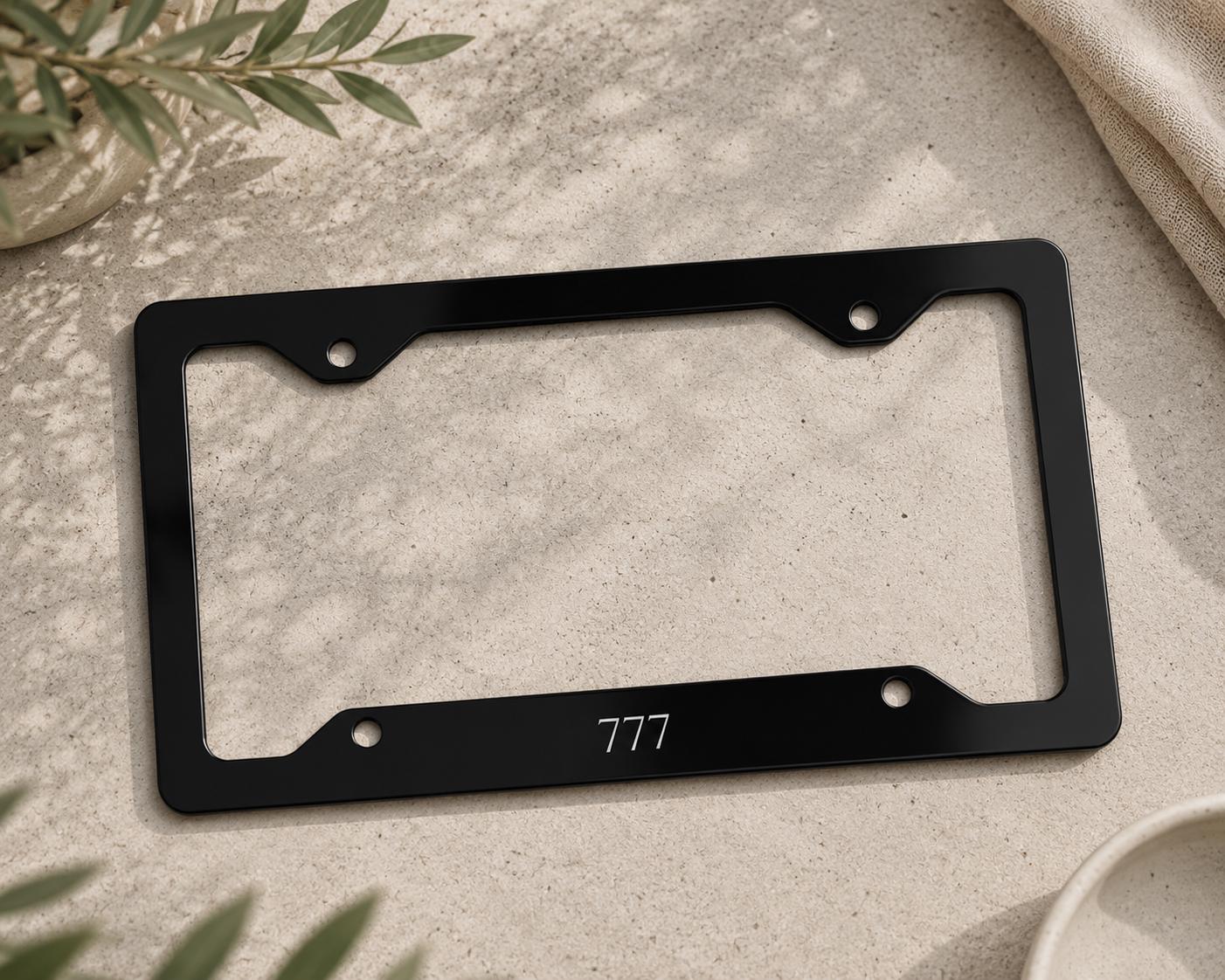 777 License Plate - Etsy