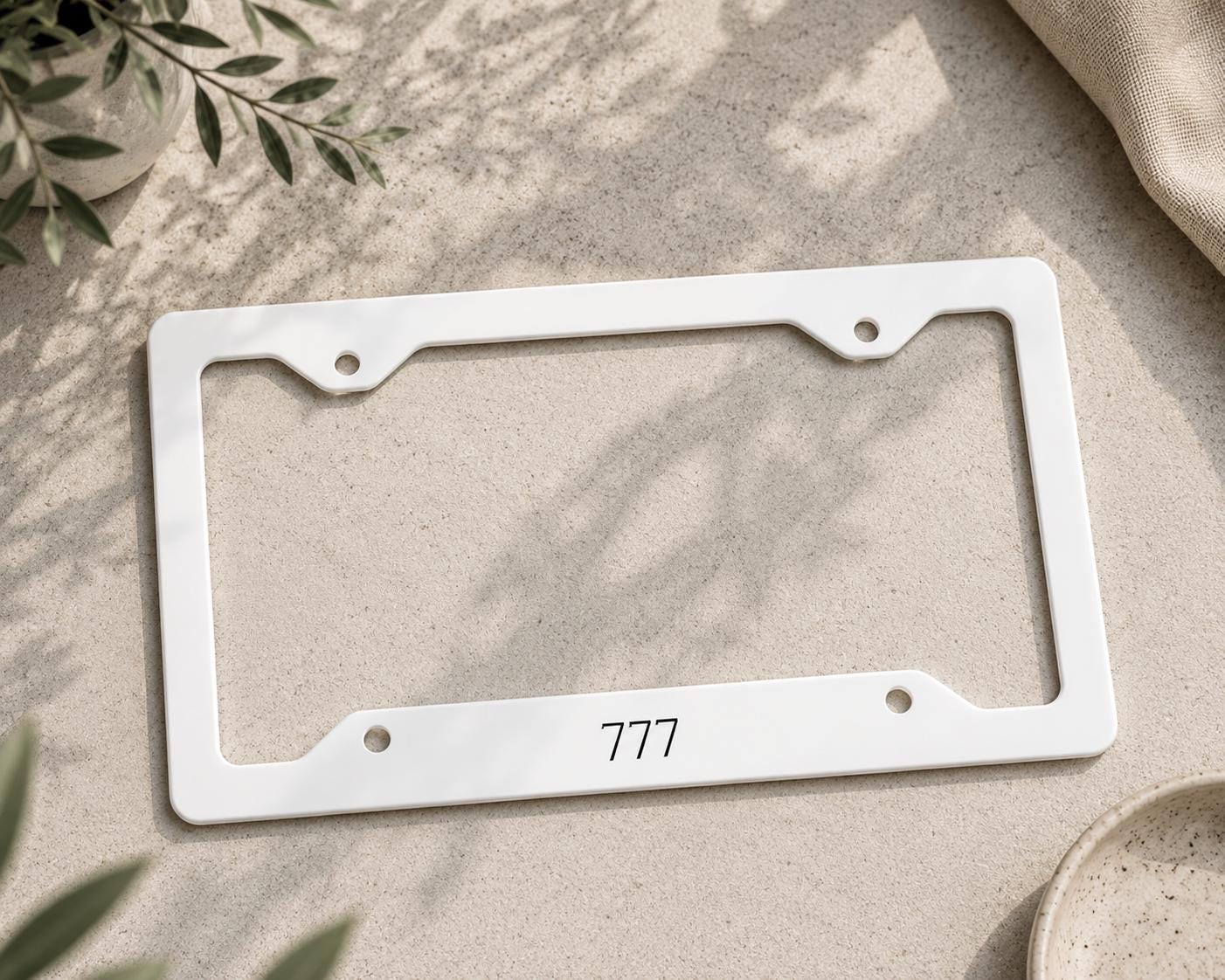 777 License Plate - Etsy