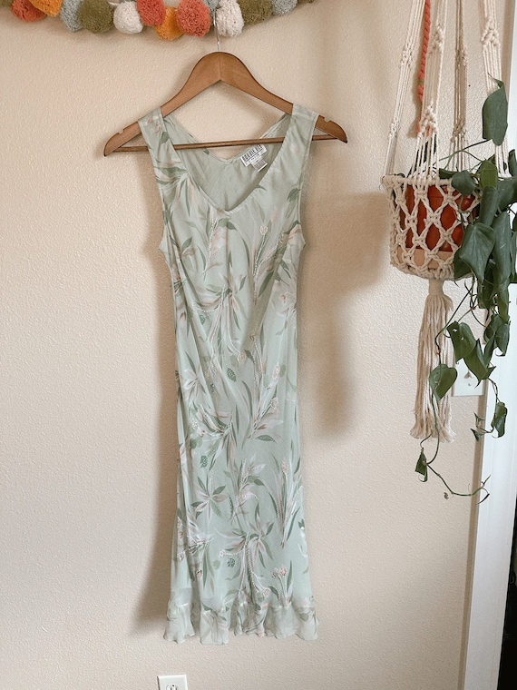 Vintage 90's Floral Slip Dress / Robbie Bee