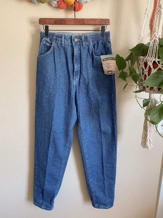 Vintage Lee Jeans / Elastic Waist / Deadstock