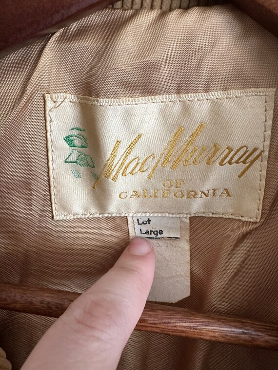 Vintage 70's Corduroy Coat / MacMurray - image 5