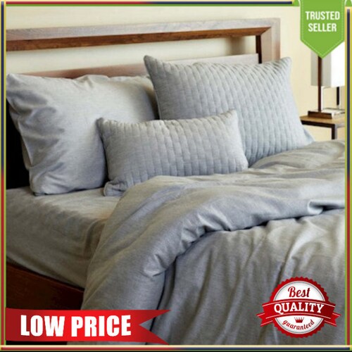 Melange Duvet Covers - Resistant to Bacteria & Odors, Smooth, Non Irritated, Good for All Skin shops Types -Silver