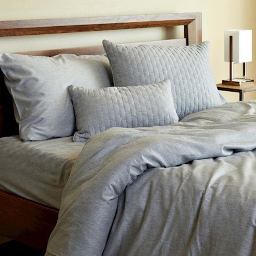 Melange Duvet Covers - Resistant to Bacteria & Odors, Smooth, Non Irritated, Good for All Skin shops Types -Silver