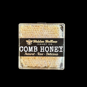 Comb Honey | Chunk Honey | All Natural | Raw Unfiltered Honey