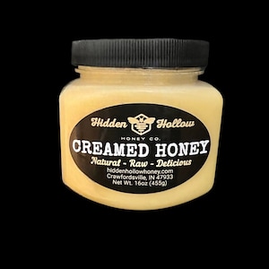 Creamed Honey 11.5 ounce | Whipped Honey | Raw Delicious Natural Honey