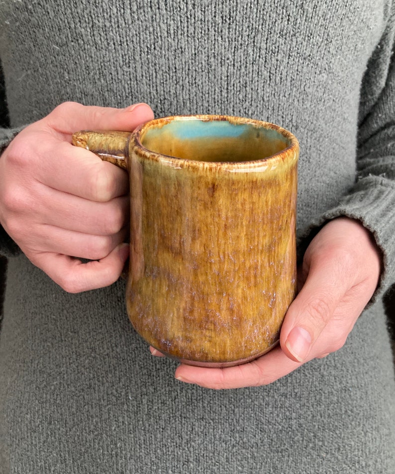 Large Ceramic Mug, Large Pottery Mug, Handmade Coffee Cup Etsy