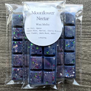 Moonflower Nectar Wax Melt Bar: Floral Honey Scent, Soy Wax