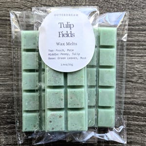 Tulip Fields Wax Melt Bar: Floral Spring Soy Wax Melts