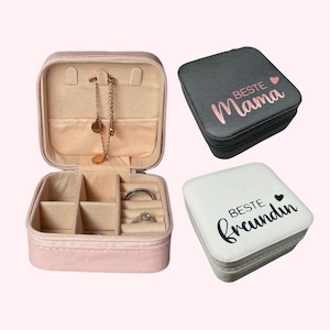 mini Schmuckschatulle I  personalisiert I Schmuckkästchen mit Name I Schmuckbox I BESTE