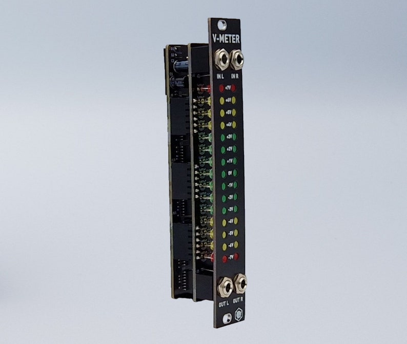 Vmeter Led Module V-METER - Stereo LED Voltage Meter - Eurorack Modular - Full KIT - Etsy