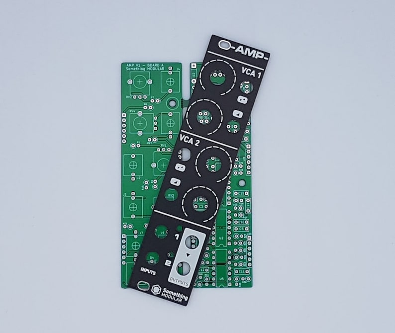 AMP Dual Linear VCA Eurorack Module PCB and Panel image 5