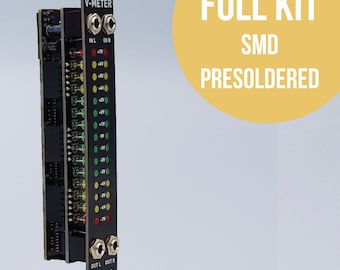 V-METER - Stereo LED Voltage Meter - Eurorack Modular - Full KIT