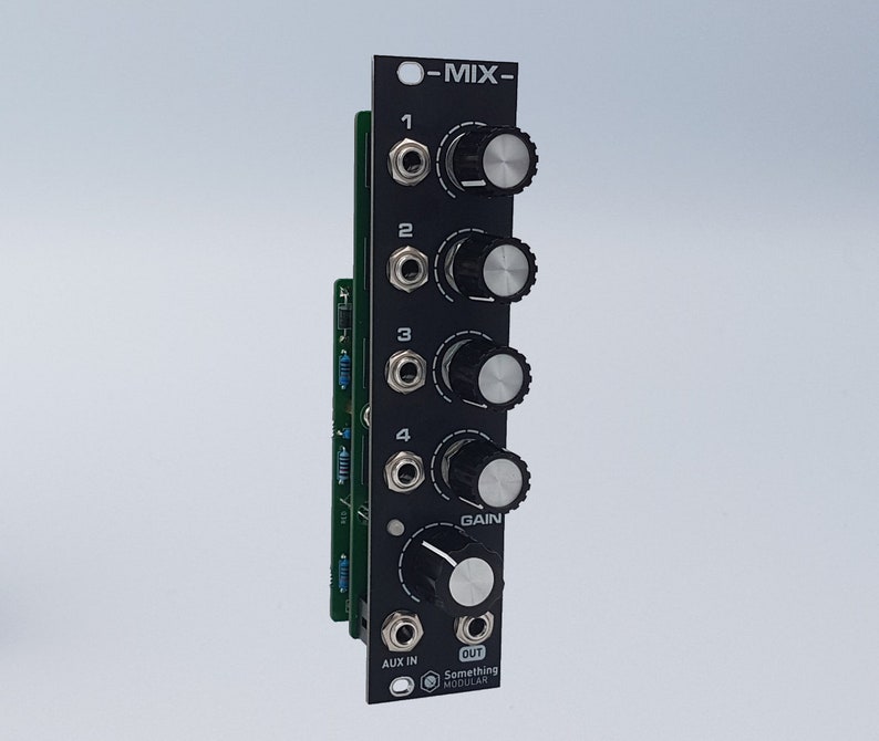 MIX Audio & CV Mixer with Peak Indicator Eurorack Module PCB and Panel image 3