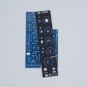 MIX Audio & CV Mixer with Peak Indicator Eurorack Module PCB and Panel image 4