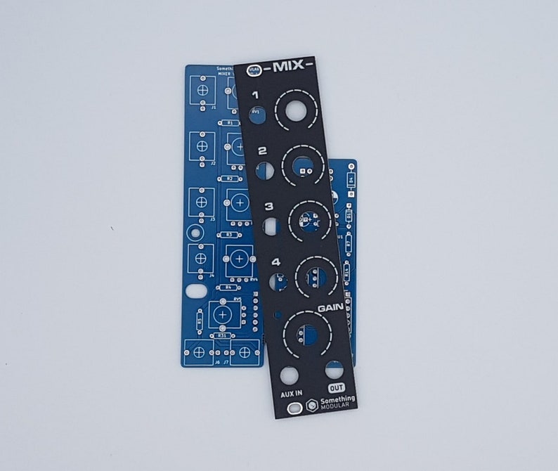 MIX Audio & CV Mixer with Peak Indicator Eurorack Module PCB and Panel image 4