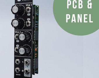 AMP – Dual Linear VCA - Eurorack Module - PCB and Panel